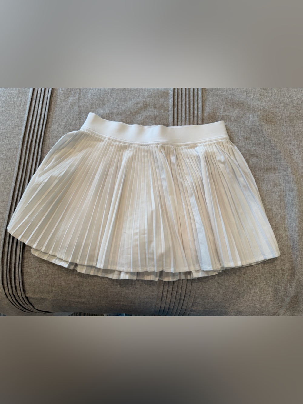 lululemon athletica White Pleated Skater Skirt